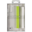 Samsung Slim Strap Cover Case for Galaxy S21 FE (5G) - Clear/White/Neon Yellow