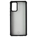 ITSKINS Hybrid Tek  for Samsung Galaxy Note 20 - Black and Transparent