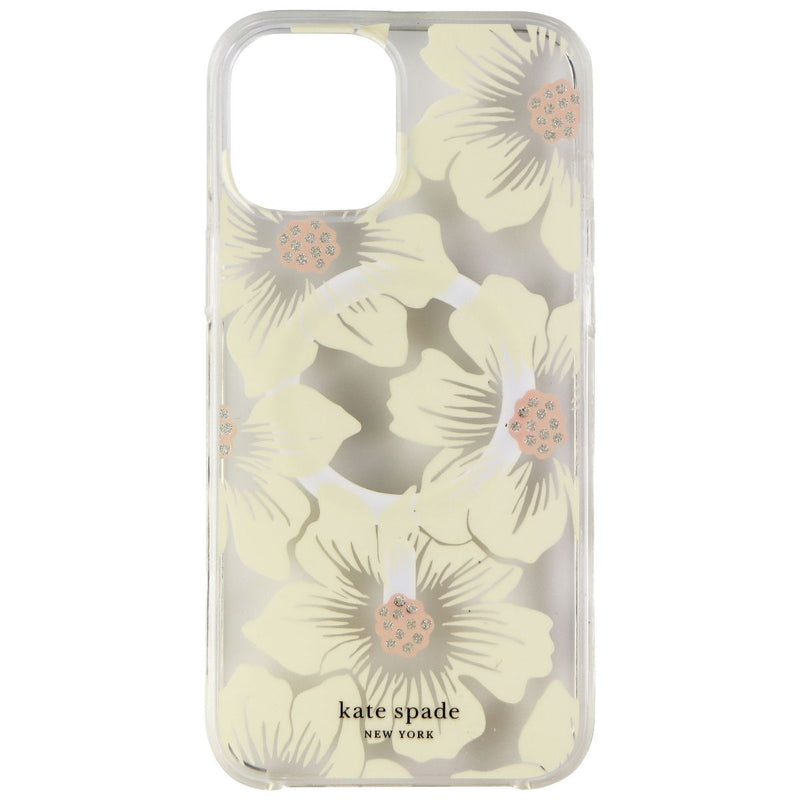 Kate Spade Hardshell Case for MagSafe  iPhone12 Pro Max - Hollyhock Floral Clear