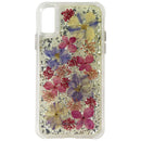 Case-Mate Karat Petals Case for iPhone Xs and iPhone X - Clear/Purple Petals