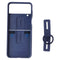 Samsung Silicone Cover with Ring for Samsung Galaxy Z Flip4 - Navy