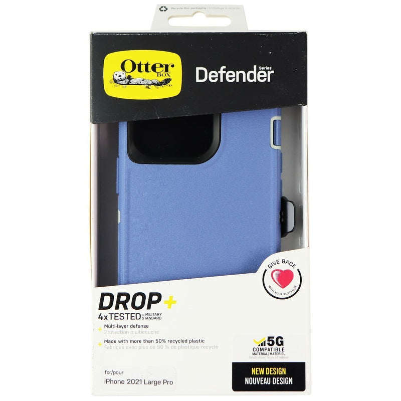 OtterBox Defender Series Case and Holster for Apple iPhone 13 Pro - Fort Blue