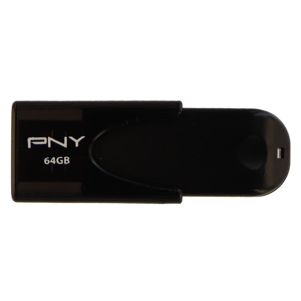 PNY Attaché 4 (64GB) USB 2.0 Flash Drive - Black (‎P-FD64GATT4-GE)
