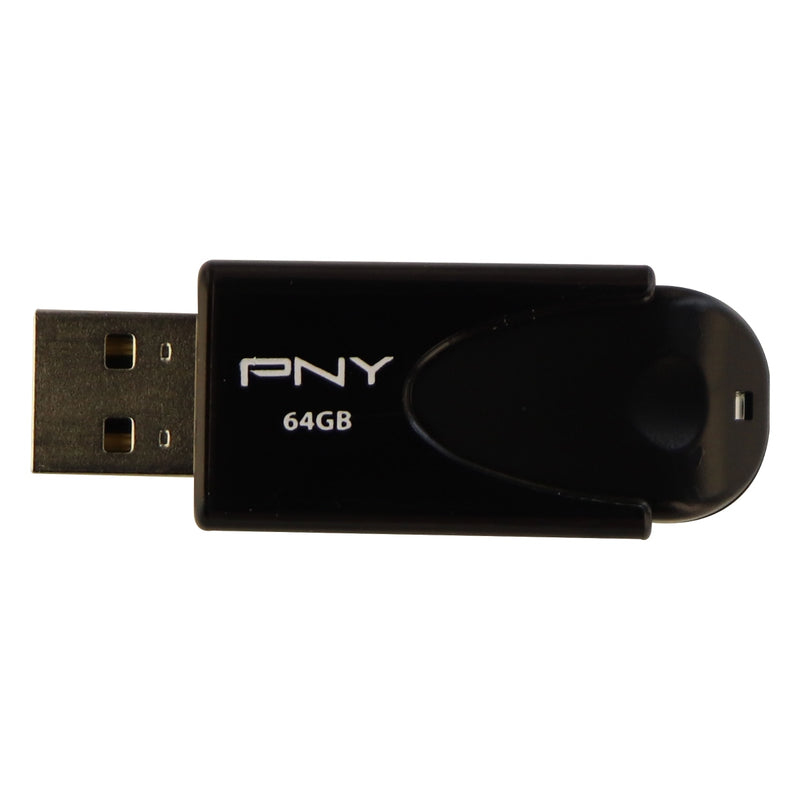 PNY Attaché 4 (64GB) USB 2.0 Flash Drive - Black (‎P-FD64GATT4-GE)