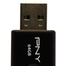 PNY Attach 4 (64GB) USB 2.0 Flash Drive - Black (P-FD64GATT4-GE)