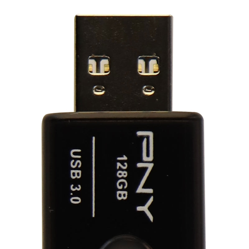 PNY - Attache 4 128GB USB 3.0 / 2.0 Flash Drive - Black