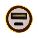 Power Bank Mobile Power Supply Portable Charger for Smartphone 2600mAh, Gold