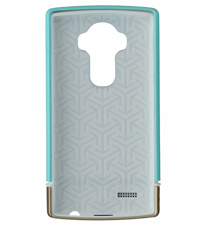 Prodigee Impact Protective Dual Layered Case Cover For LG G4 - Aqua / Gold