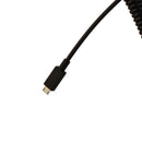 PureGear 4Ft Coiled 12W/2.4A Vehicle Car Charger for Micro-USB Devices - Black