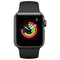 Apple Watch Series 3 (A1860) GPS + LTE - 38mm Space Gray/Black Sport Band