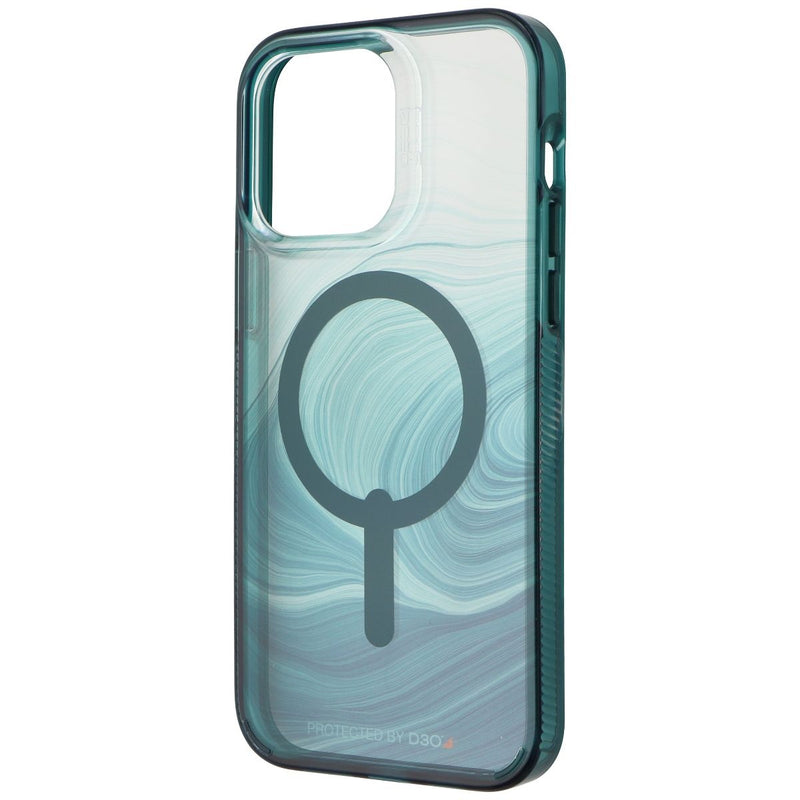 ZAGG Milan Snap Case for MagSafe for Apple iPhone 14 Pro Max - Green Swirl