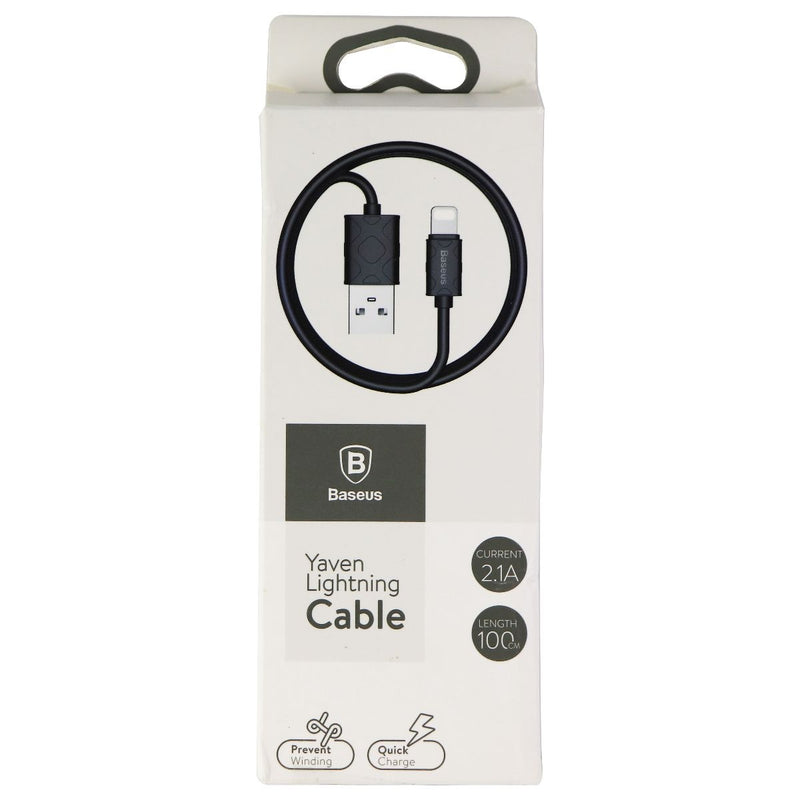 Baseus (3.3-foot/1m) 8-Pin to USB Charge/Sync Cable for iPhone/iPad - Black