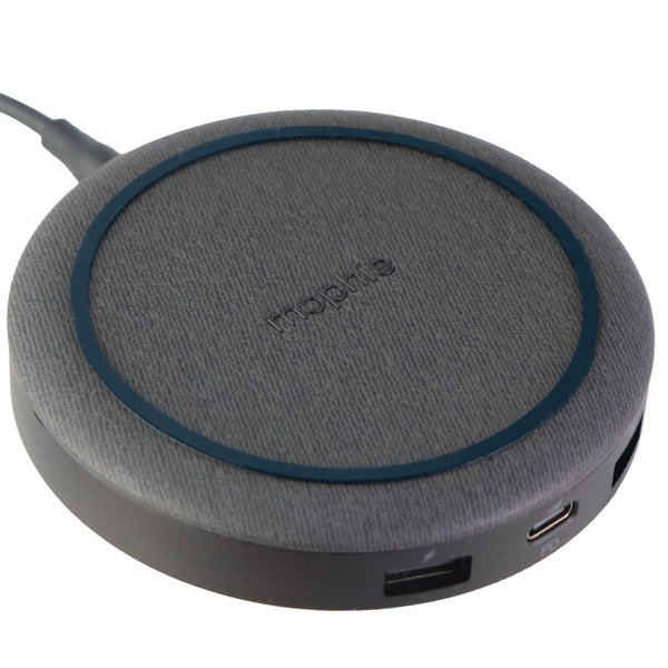 Mophie 10W Wireless Charging Hub with USB-C & USB Ports - Black