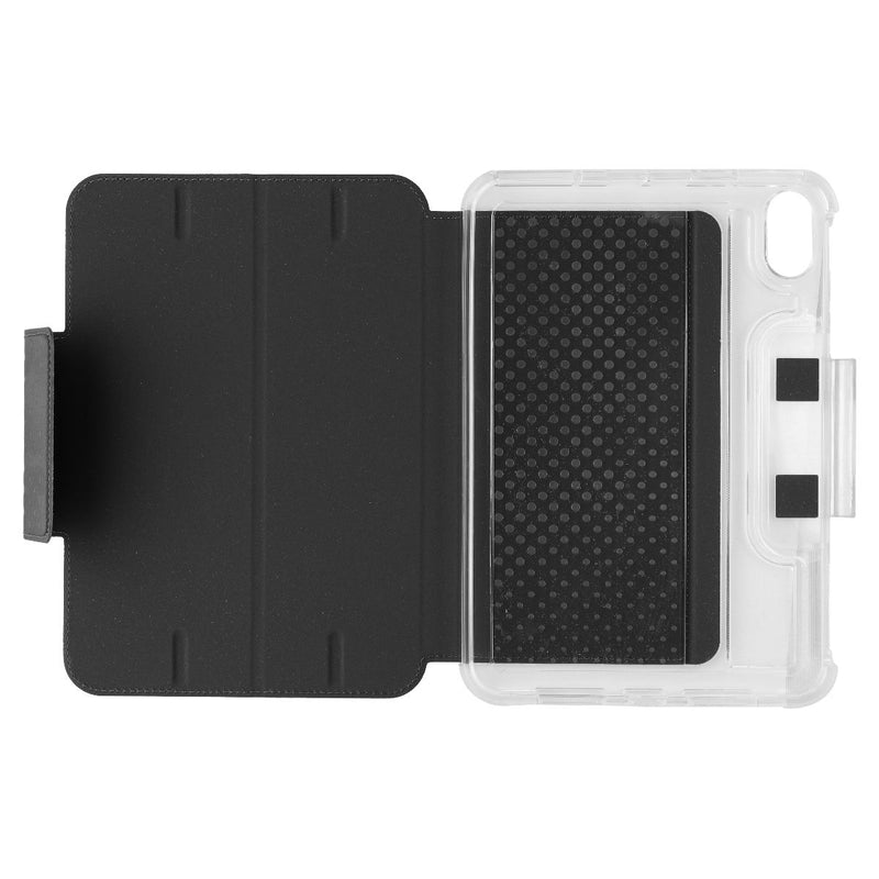 Urban Armor Gear Lucent Hard Folio for Apple iPad mini (6th Gen) - Clear/Black