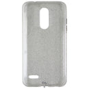 Case-Mate Sheer Glam Hardshell Case for LG K30 Smartphone - Clear/Silver Glitter