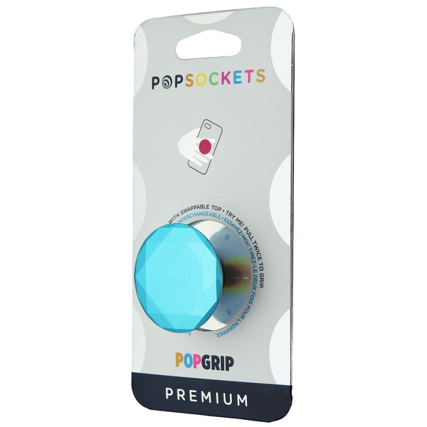 PopSockets Phone Grip with Expanding Kickstand - Metallic Diamond Aquarius Blue