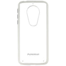 PureGear Slim Shell Series Hard Case for Motorola Moto G6 Play - Clear/Frost