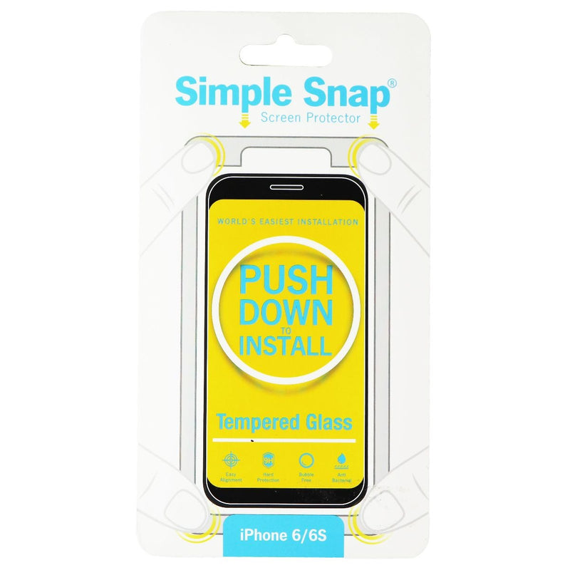Simple Snap Tempered Glass Screen Protector for iPhone 6s/6 - Clear