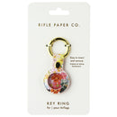 Rifle Paper CO Clip Ring Keychain for Apple AirTags - Marguerite
