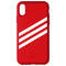 Adidas 3-Strips Snap Case for Apple iPhone XR Smartphones - Red/White Stripe