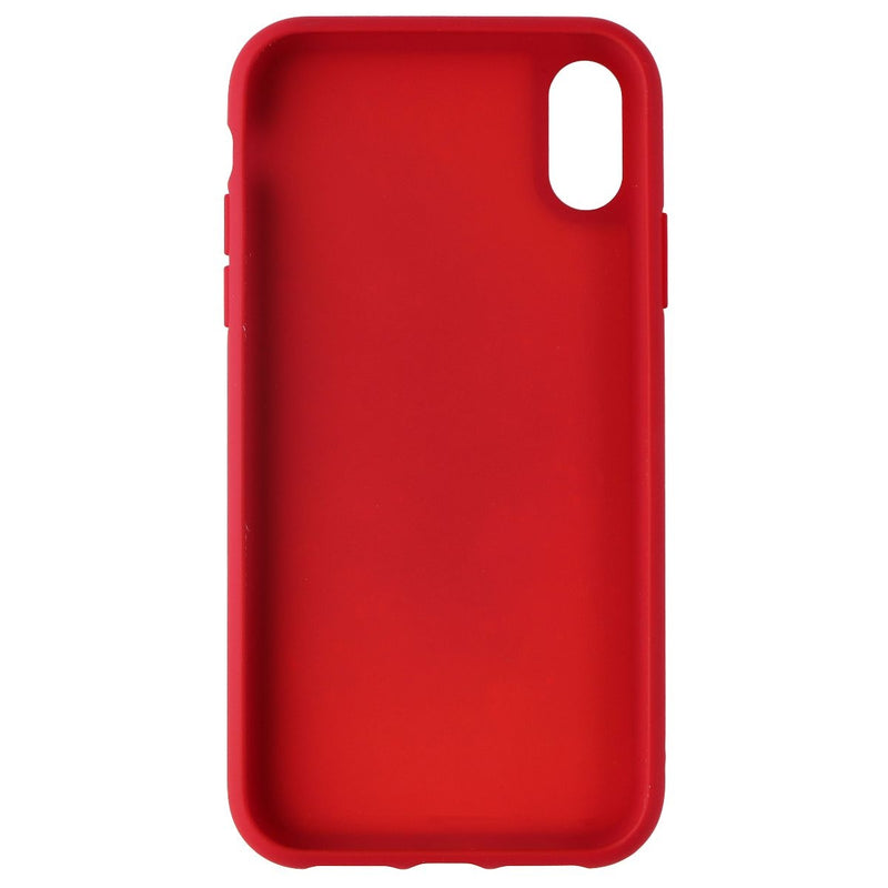 Adidas 3-Strips Snap Case for Apple iPhone XR Smartphones - Red/White Stripe