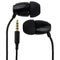 Premium Quality 3.5mm Stereo Earbud Headphones with in-Line Controls - Black