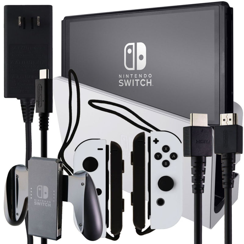 Nintendo Switch OLED Zelda Tears of Kingdom Bundle with White Dock & Joy-Cons
