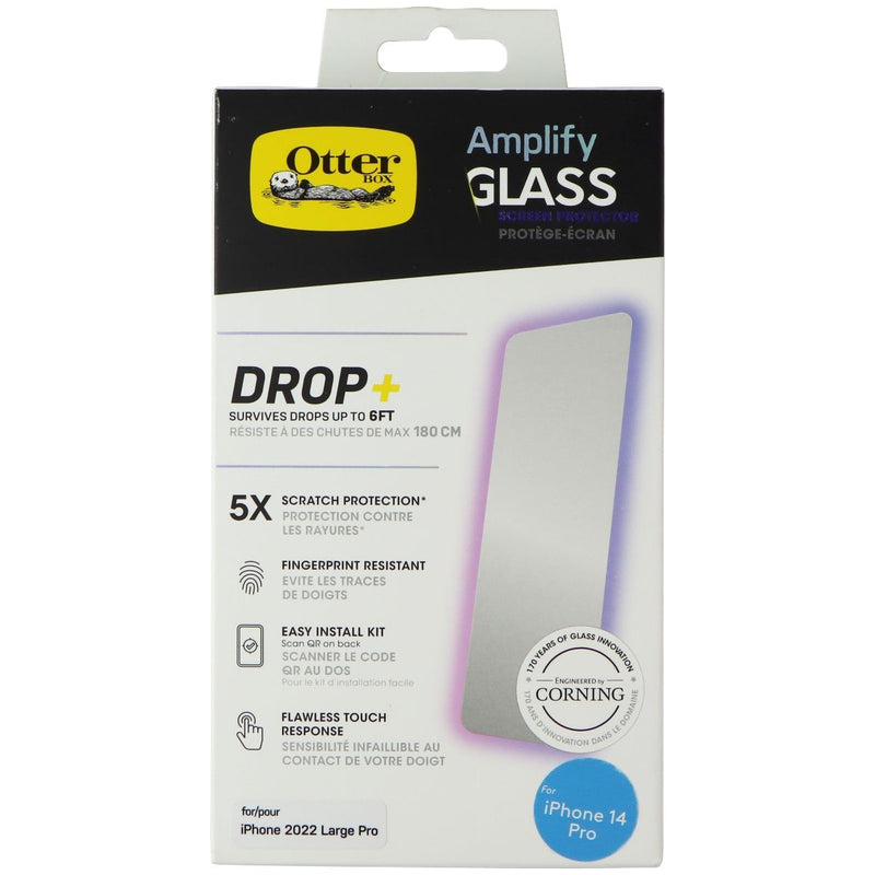 OtterBox AMPLIFY GLASS Screen Protector for Apple iPhone 14 Pro (ONLY)