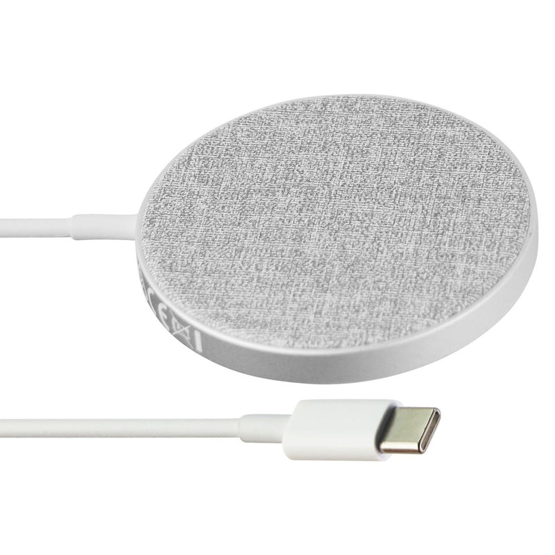 Anker - PowerWave Select+ Magnetic Charging Pad - Silver