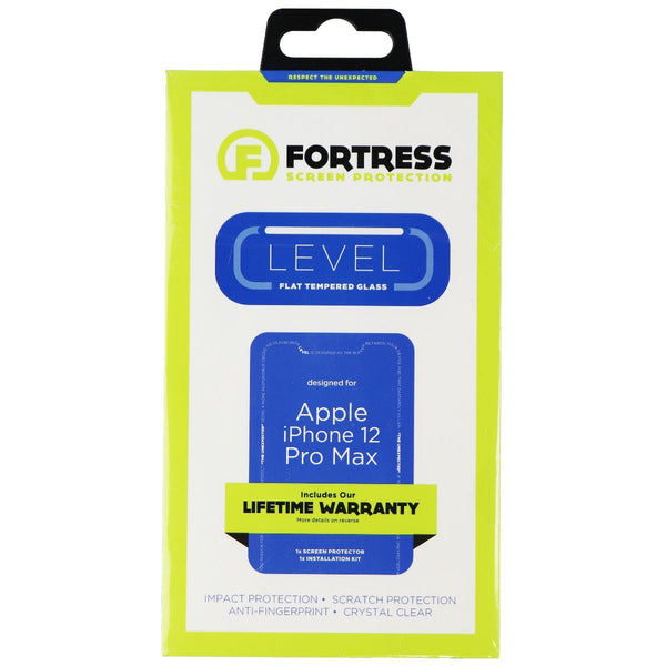 Fortress LEVEL Flat Tempered Glass for Apple iPhone 12 Pro Max - Clear