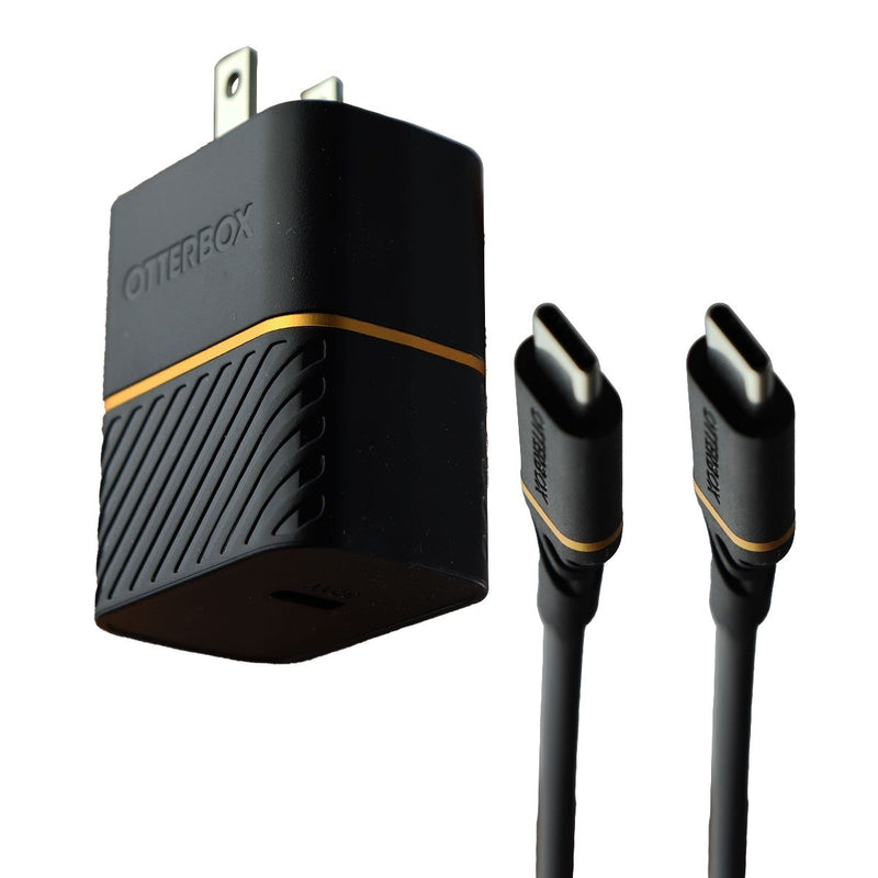 Otterbox Fast Charge 30W Wall Charger + USB-C to USB-C Cable - Black