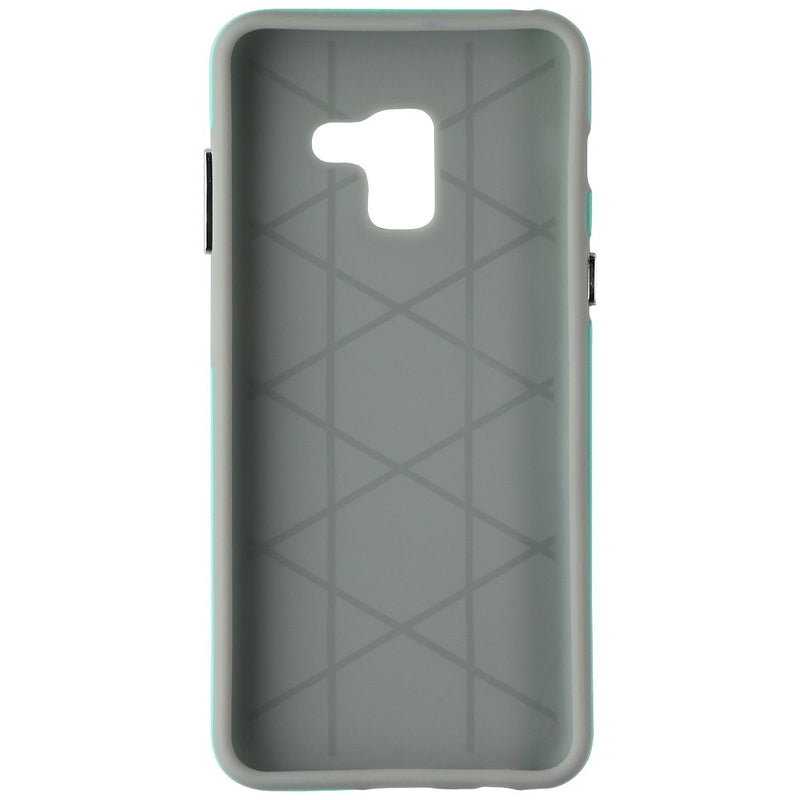 Xqisit Protective Cover for Samsung Galaxy A8 (2018) Smartphone - Teal/Gray