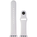 Silicone Watch Band for Apple Watch 38mm/40mm Cases - White - Large