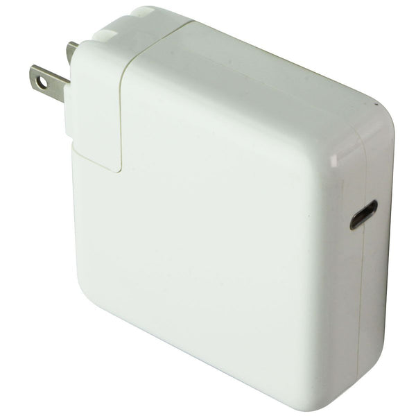 Replacement 61W Single USB-C Port Power Adapter with Folding Plug - White