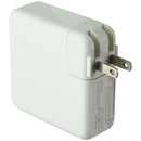 Replacement 61W Single USB-C Port Power Adapter with Folding Plug - White