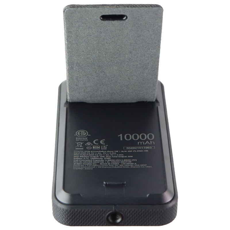 mophie Snap+ Series Wireless Battery Stand with MagSafe (10,000 mAh) - Black