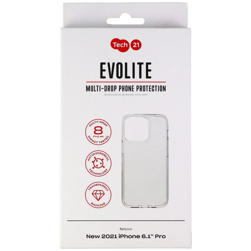 Tech21 Evo Lite Series Flexible Case for Apple iPhone 13 Pro - Clear