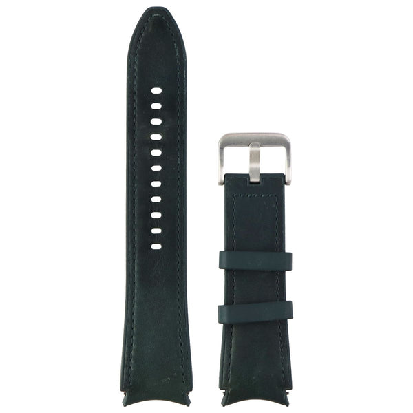 Samsung Hybrid Leather Band for Galaxy Watch4 & Later (20mm) M/L - Green