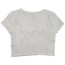 Pacsun Basic Tee with Single-Button Neck for Women - White (Size: Med)