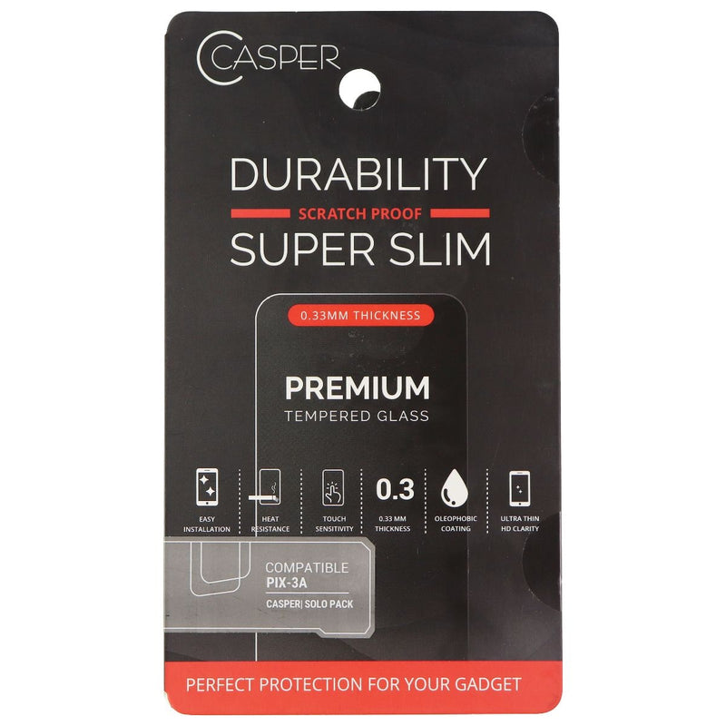 Casper Premium 0.33mm Tempered Glass for Google Pixel 3A - Clear