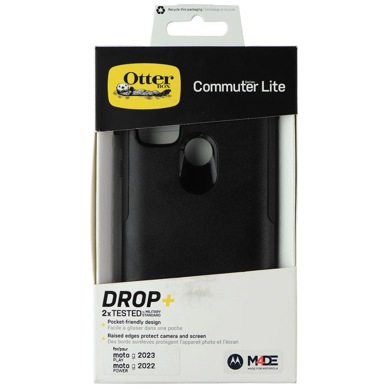 OtterBox Commuter Lite Case for Motorola Moto G Play (2023)/Power (2022) - Black