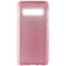 Speck Presidio Clear + Glitter Case for Galaxy S10 - Gold Glitter / Bella Pink
