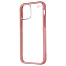 Speck Perfect-Clear Impact Geo Case for iPhone 12 & 12 Pro - Clear/Rosy Pink