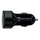 Random Order 2.4-Amp Quick Charge 2.0 Car Adapter with Micro-USB Cable - Black