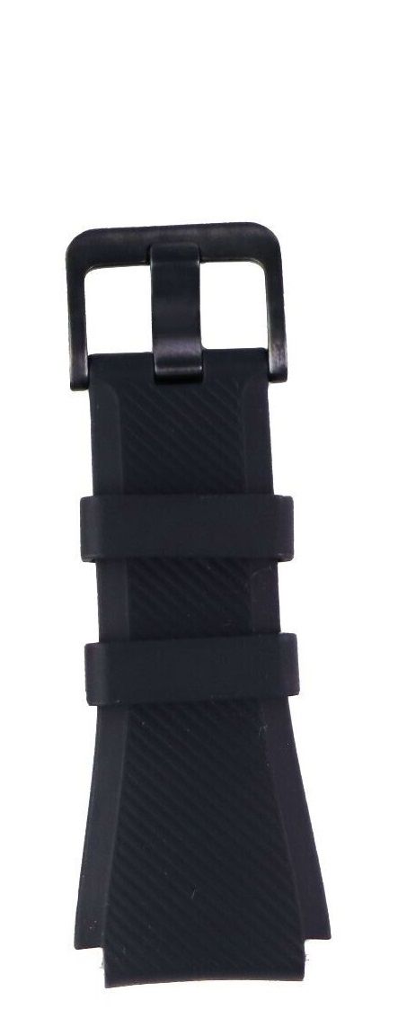 Samsung Gear S3 Silicone Replacement Band (22mm) - Dark Gray SMALL - (ET-YSU76)