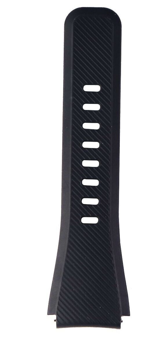 Samsung Gear S3 Silicone Replacement Band (22mm) - Dark Gray SMALL - (ET-YSU76)