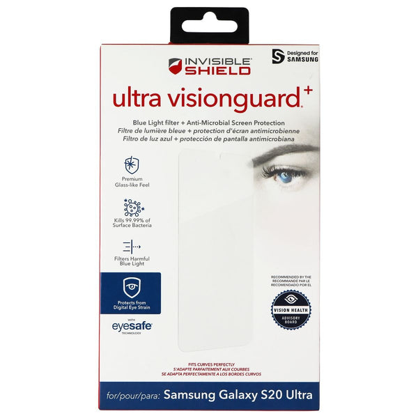 ZAGG (Ultra visionGuard+) Screen Protector for Samsung Galaxy S20 Ultra - Clear