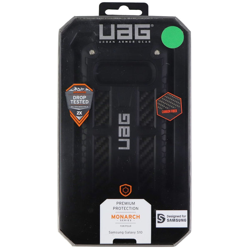 Urban Armor Gear Monarch Series Carbon Fiber Case for Samsung Galaxy S10 - Black