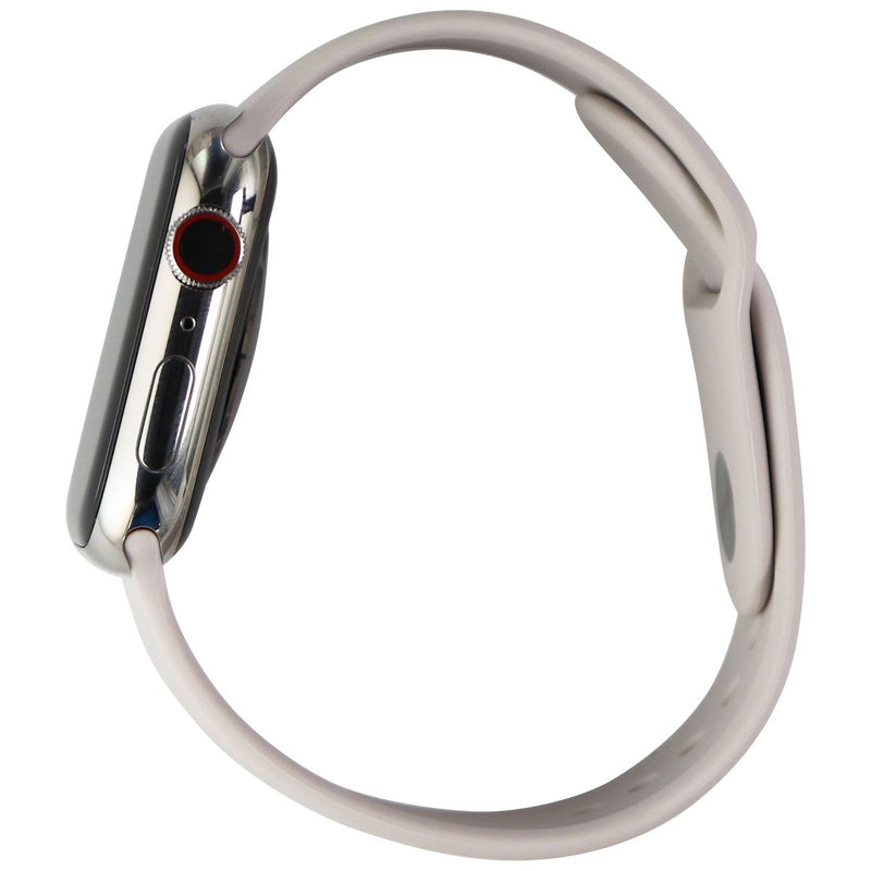 Apple Watch Series 7 (GPS + LTE) A2477 (45mm) Stainless Silver/Starlight Sp Band