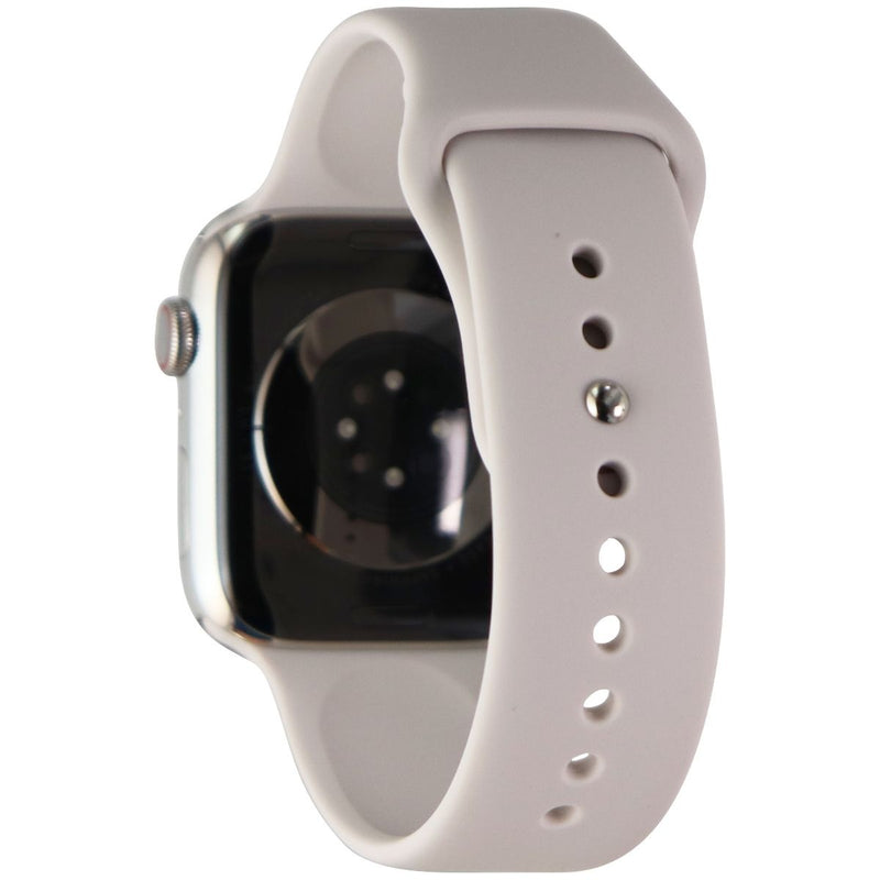 Apple Watch Series 7 (GPS + LTE) A2477 (45mm) Stainless Silver/Starlight Sp Band